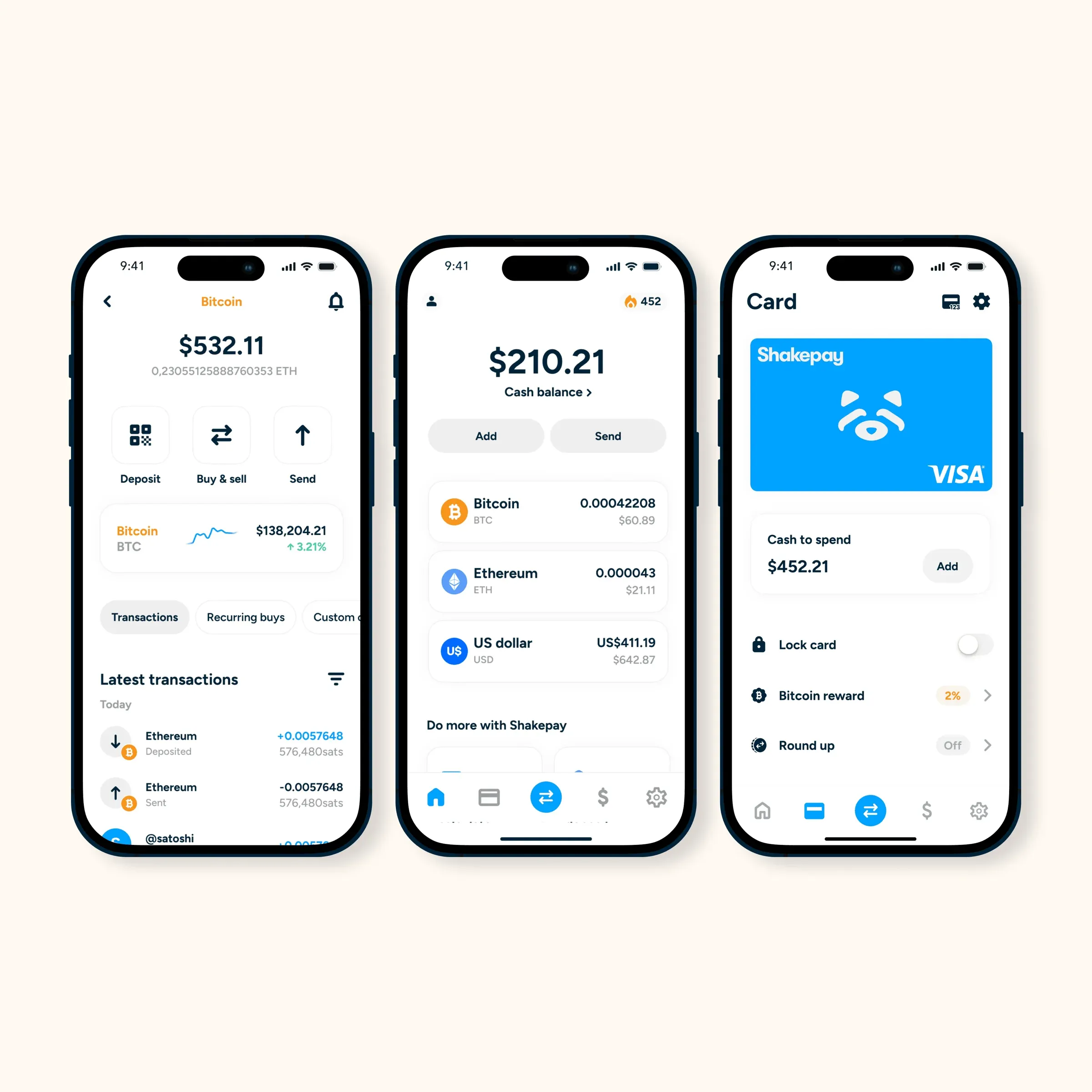 Shakepay design system and product spaces