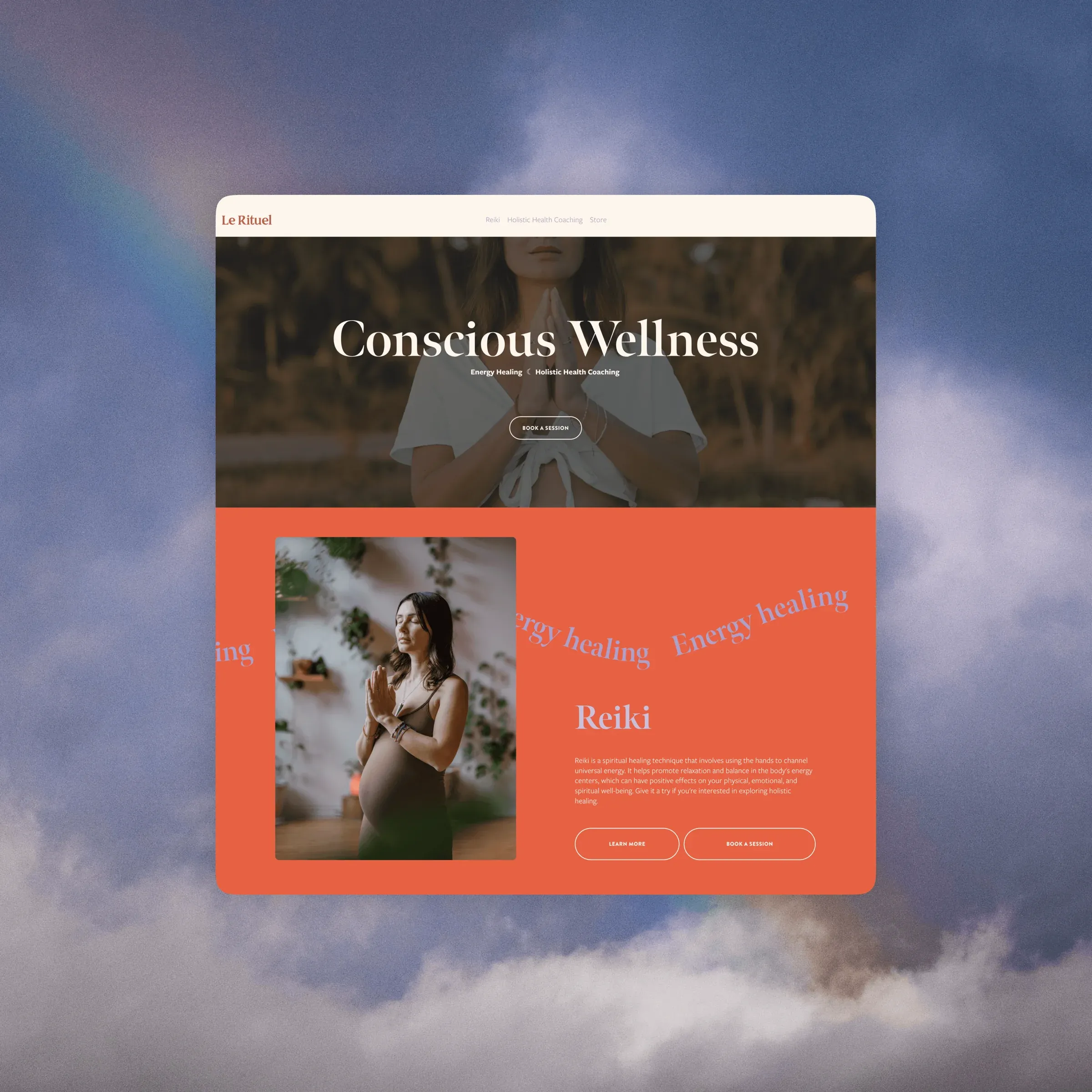 Le Rituel website and visuals