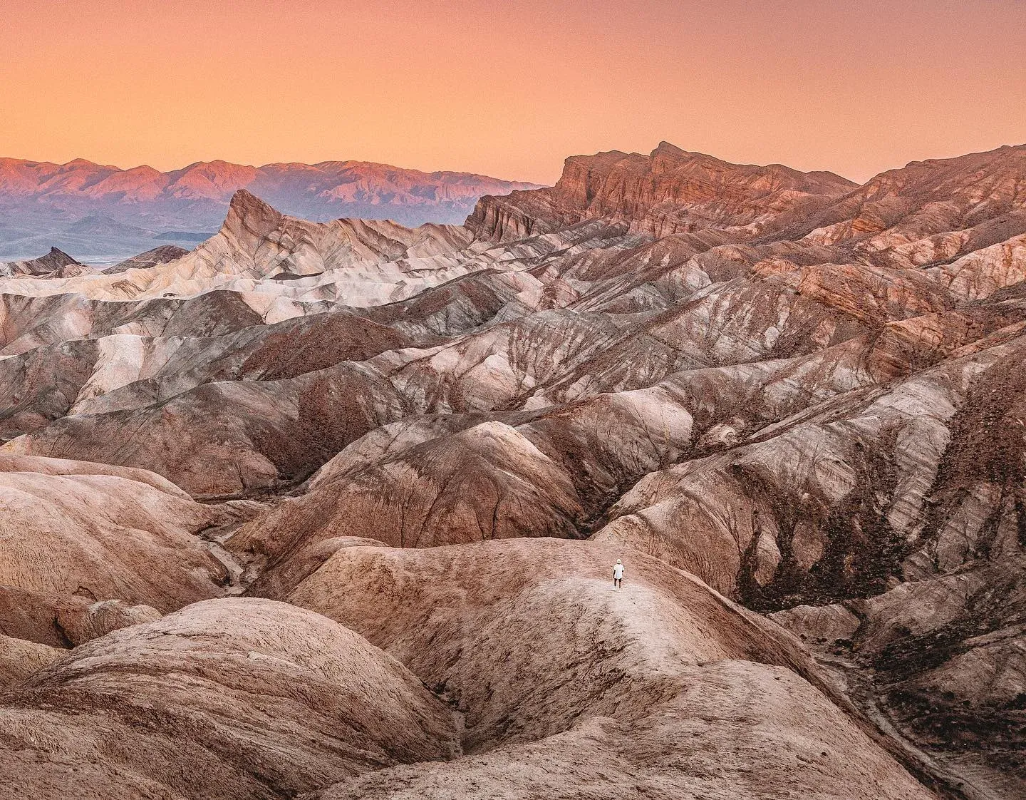 Badlands at sunrise